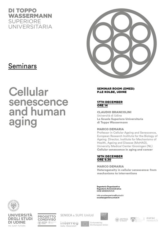 Seminario "Cellular senescence and human aging"